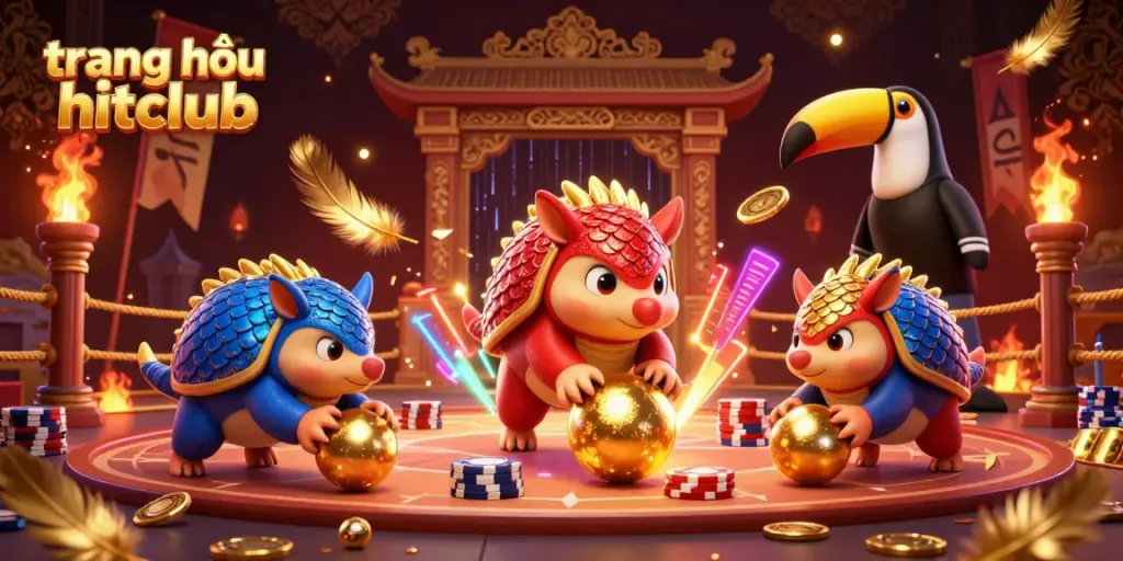 Engage with the excitement of trang chủ hitclub as rival pangolins battle in a casino-themed arena.