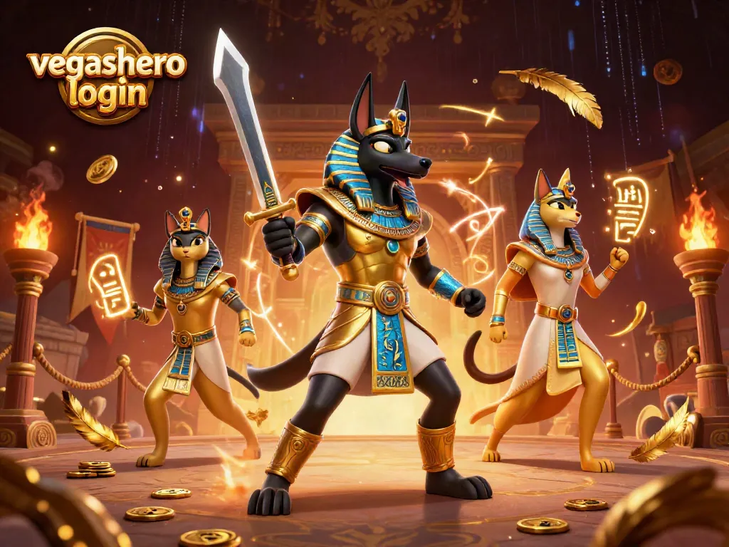 Experience the thrill of gaming with the vegashero login showcasing an ancient warrior in a lively casino landscape.