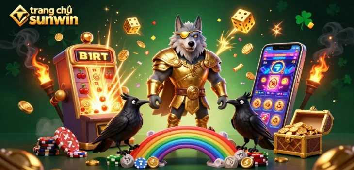 Experience the excitement at trang chủ sunwin with Odin and his ravens amidst a jackpot explosion.