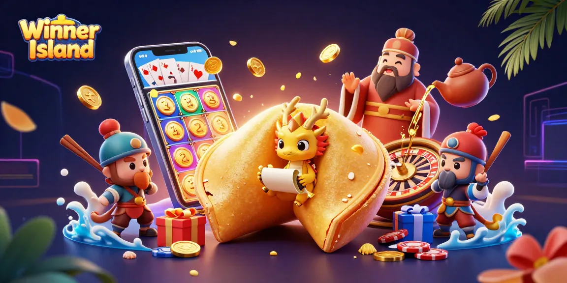 Spin and win at Winner Island's vibrant casino games with engaging characters and rich visuals.